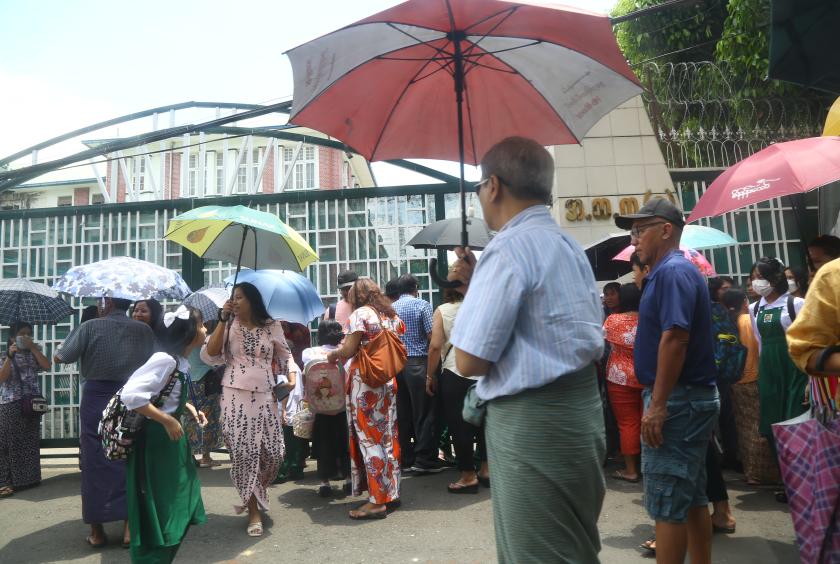 ၂၀၂၃ - ၂၀၂၄ ပညာသင်နှစ်အတွက် တစ်နိုင်ငံလုံးအတိုင်းအတာဖြင့် အခြေခံပညာကျောင်းများကို ဇွန် ၁ ရက်တွင် စတင်ဖွင့်လှစ်ခဲ့စဉ်